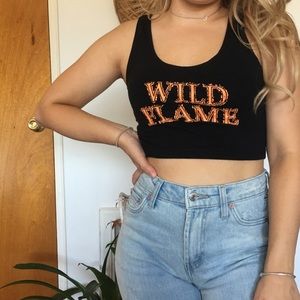 Wild Flame crop top